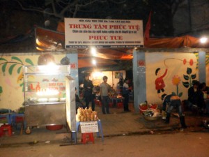 By day a centre for intellectually disabled children, by night, a lau restaurant