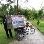 Chasing the dream. Bahn Mi Sua at 20kms an hour.