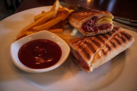 They can grill a sandwich.