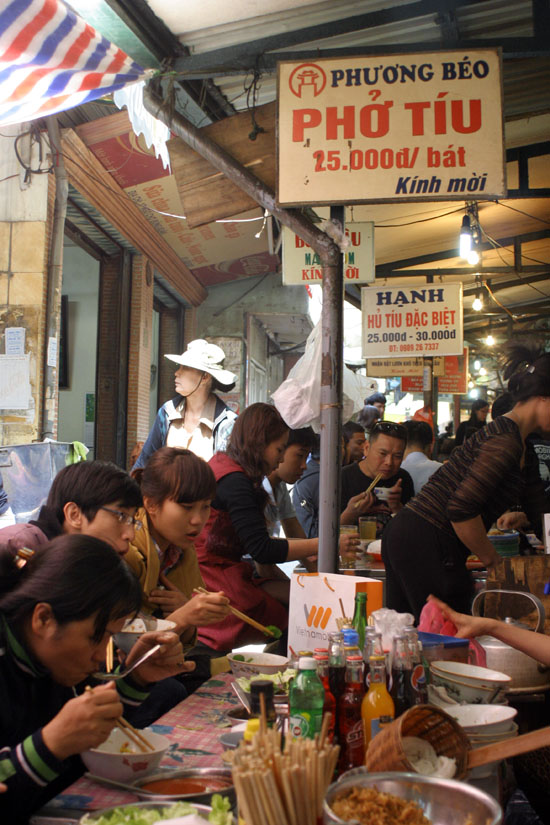 The lunchtime rush.