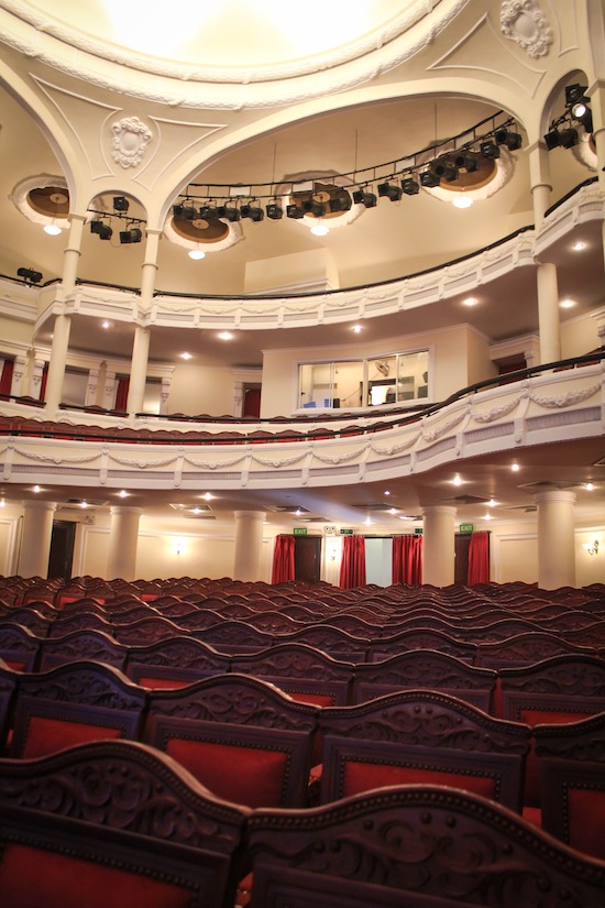 You can't take pictures of the show so take pictures of the seats.