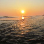 Sunrise swim.