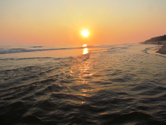 Sunrise swim.
