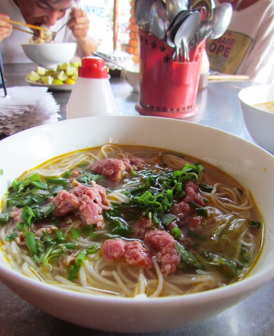 Bun Bo Hue - looks a bit like pho, but not same, same.