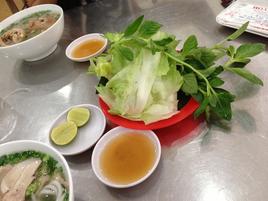 All the fixings.