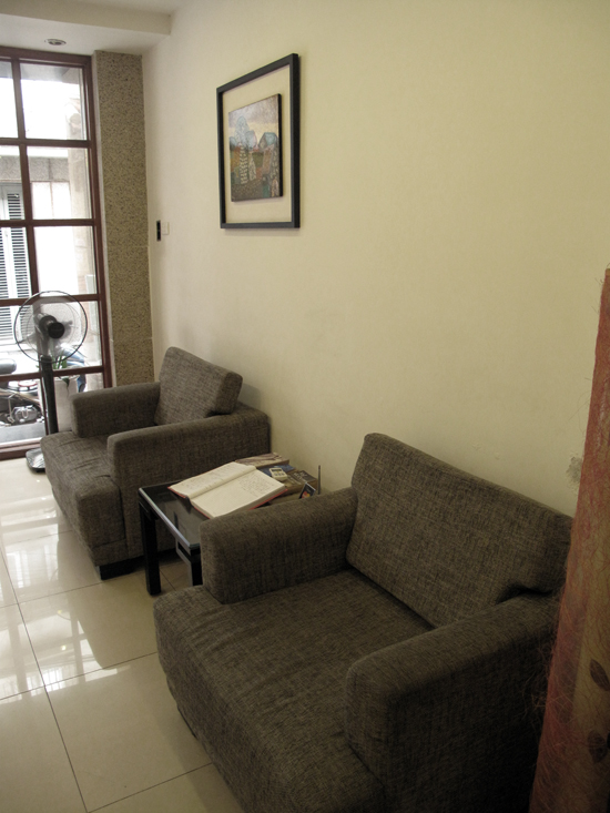 Comfy and smart reception.