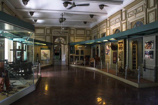 Not jam packed with exhibits.