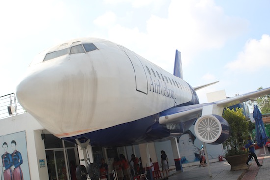 With enough credits they can fly Air Mekong.