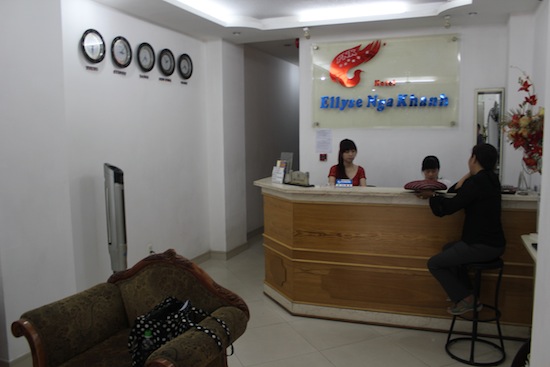 So much fun that some people just hang out at the reception desk.