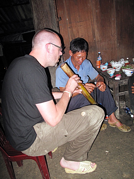 Smoking a pipe is not compulsory.