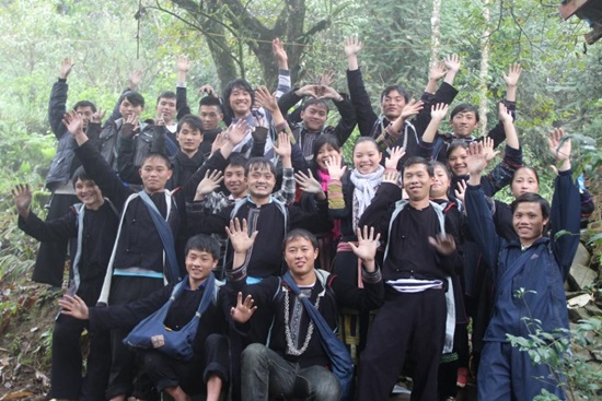 The tour guides welcome you.