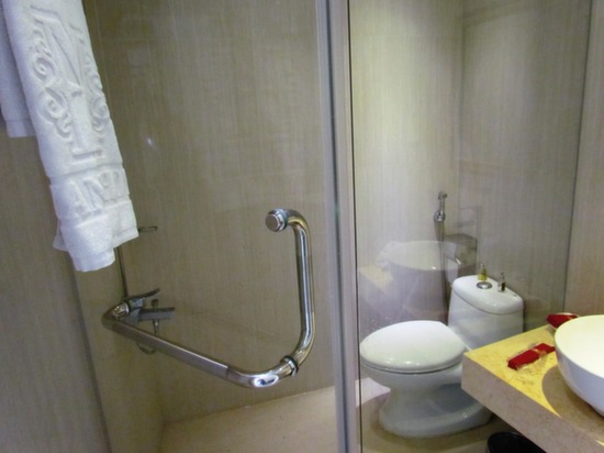 The perfect multi task bathroom.