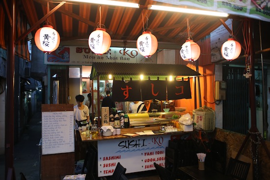 Not your typical street stall.