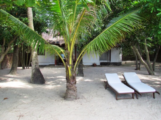 One of twelve hide-away villas.