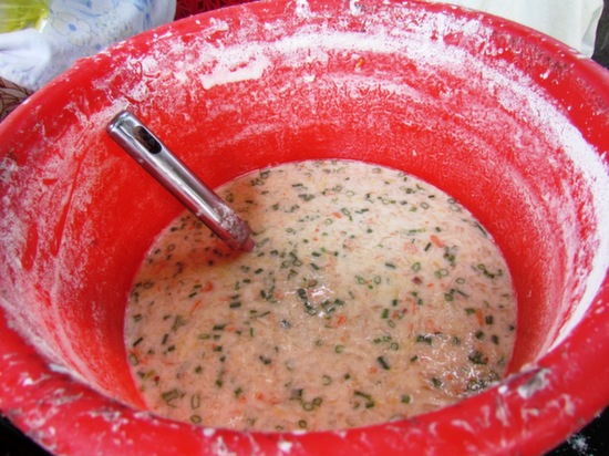 A bucket of batter!