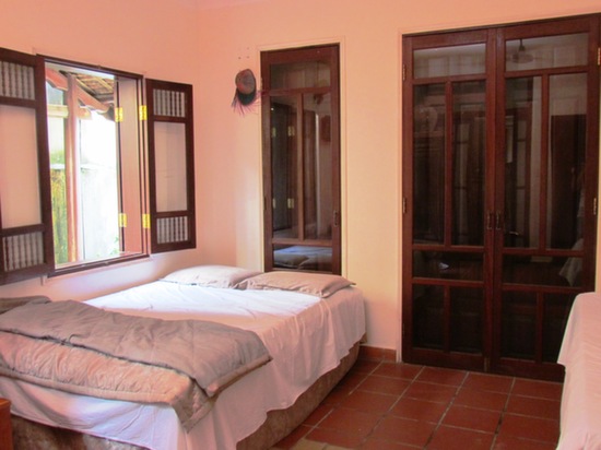 All cotton linen and silk quilts - deluxe room four.
