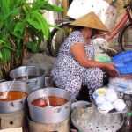 A Hoi An breakfast Chi lady.