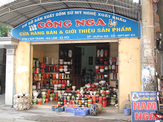 If there aren't enough shops in Hanoi for you, check out Bat Trang.