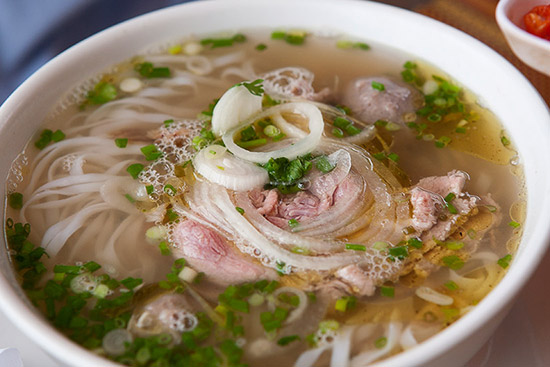 A steaming bowl of goodness.