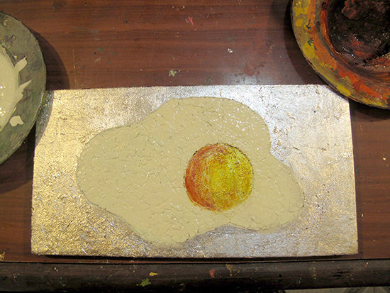 Paint with laquer paint.
