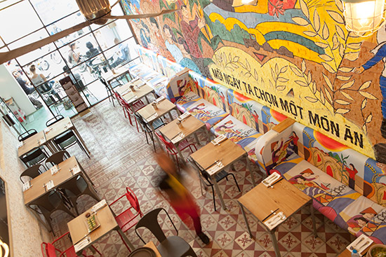 Just before the lunch rush.