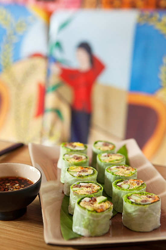 Not your typical proletariat spring rolls.