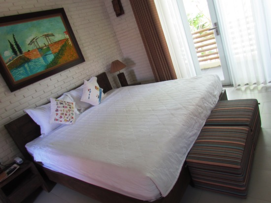 A river deluxe with balcony.