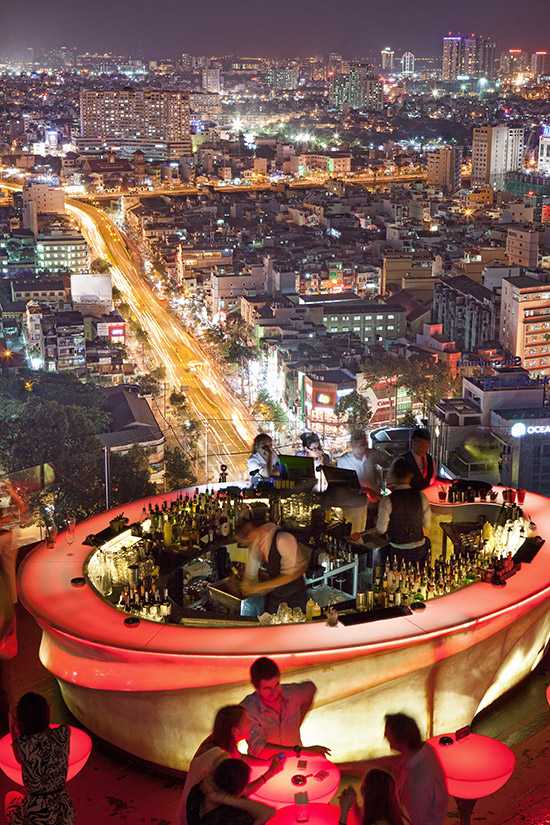 This bar is all about the view.