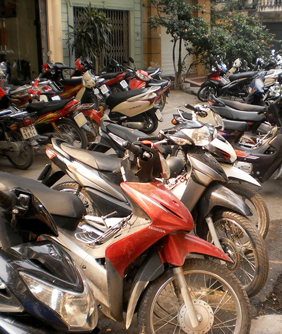 Not so dangerous when parked -- but watch the exhaust pipes!