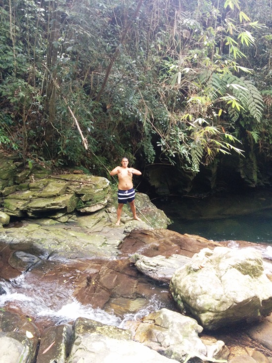 The very top of Do Quyen waterfall.
