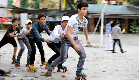 Summer activities - kids having fun