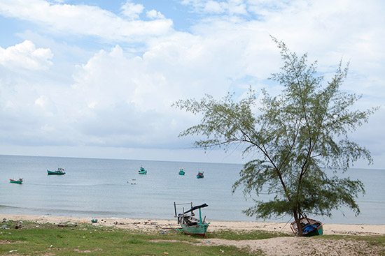 Fishing boats and not much else