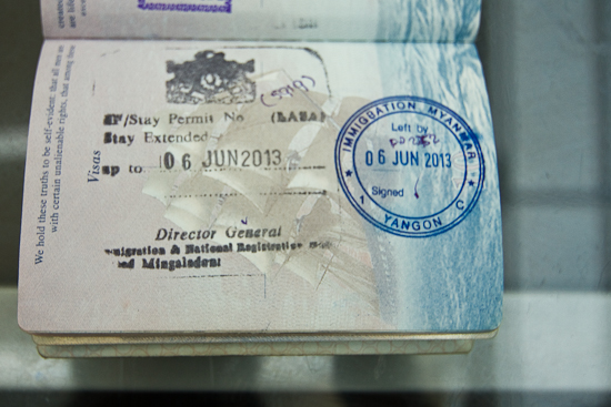 Overstaying your tourist visa in Burma/Myanmar